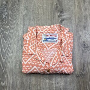 Chubbies The Nutter Button Down Short Sleeve Shirt Men's Size M Medium Pattern